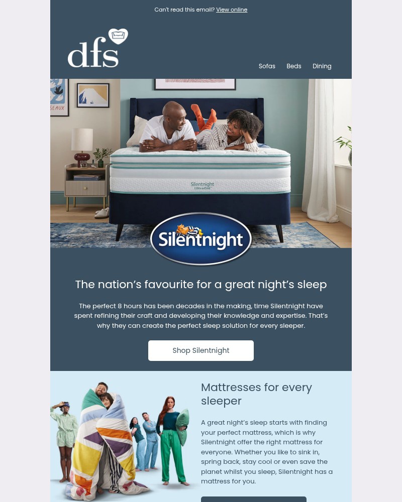 Screenshot of email sent to a DFS Cart abandoner