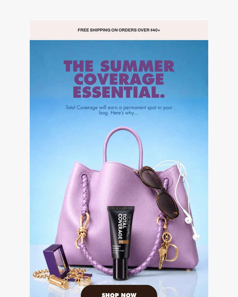 Screenshot of email sent to a Black Opal Beauty Newsletter subscriber