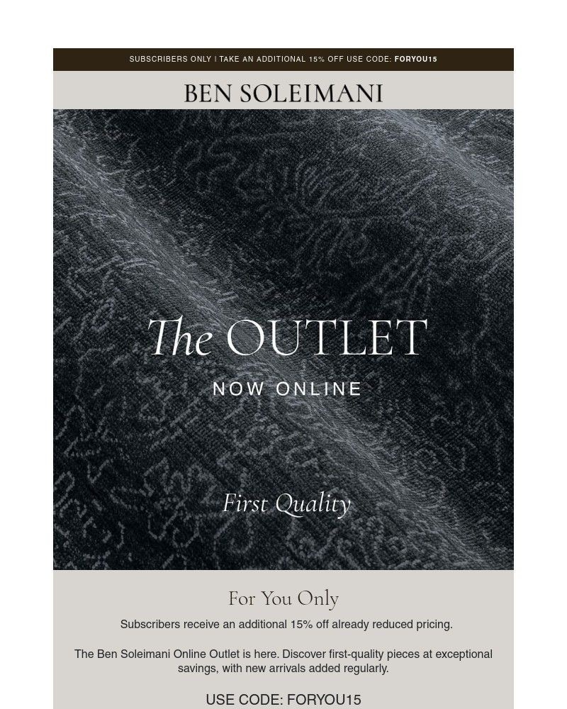 Screenshot of email with subject /media/emails/the-outlet-additional-15-off-for-subscribers-7a1412-cropped-5ec8c4f3.jpg