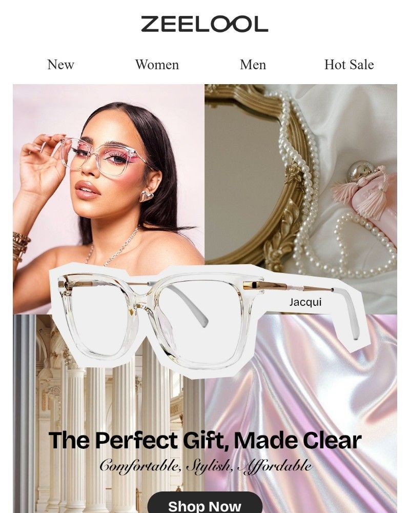 Screenshot of email sent to a Zeelool Newsletter subscriber