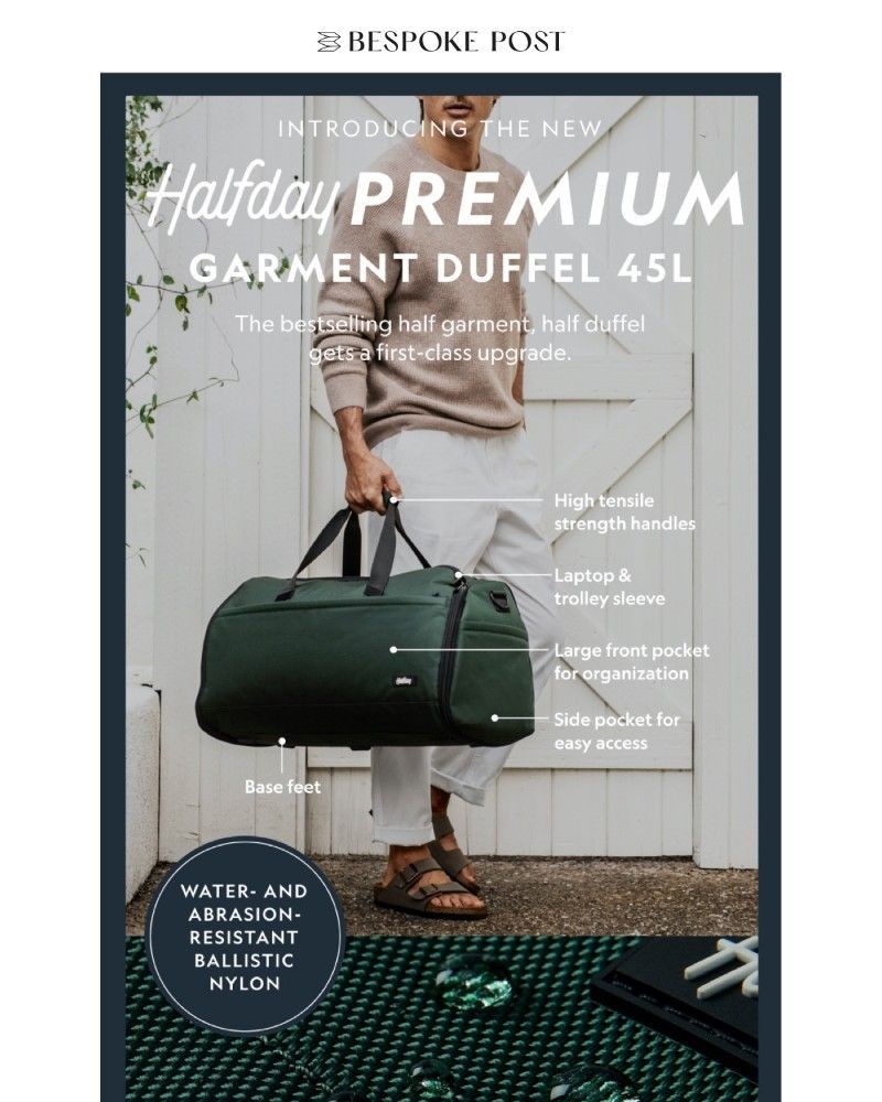 Screenshot of email with subject /media/emails/the-premium-garment-duffel-a-bestseller-just-got-better-4ad3b6-cropped-9c543e93.jpg