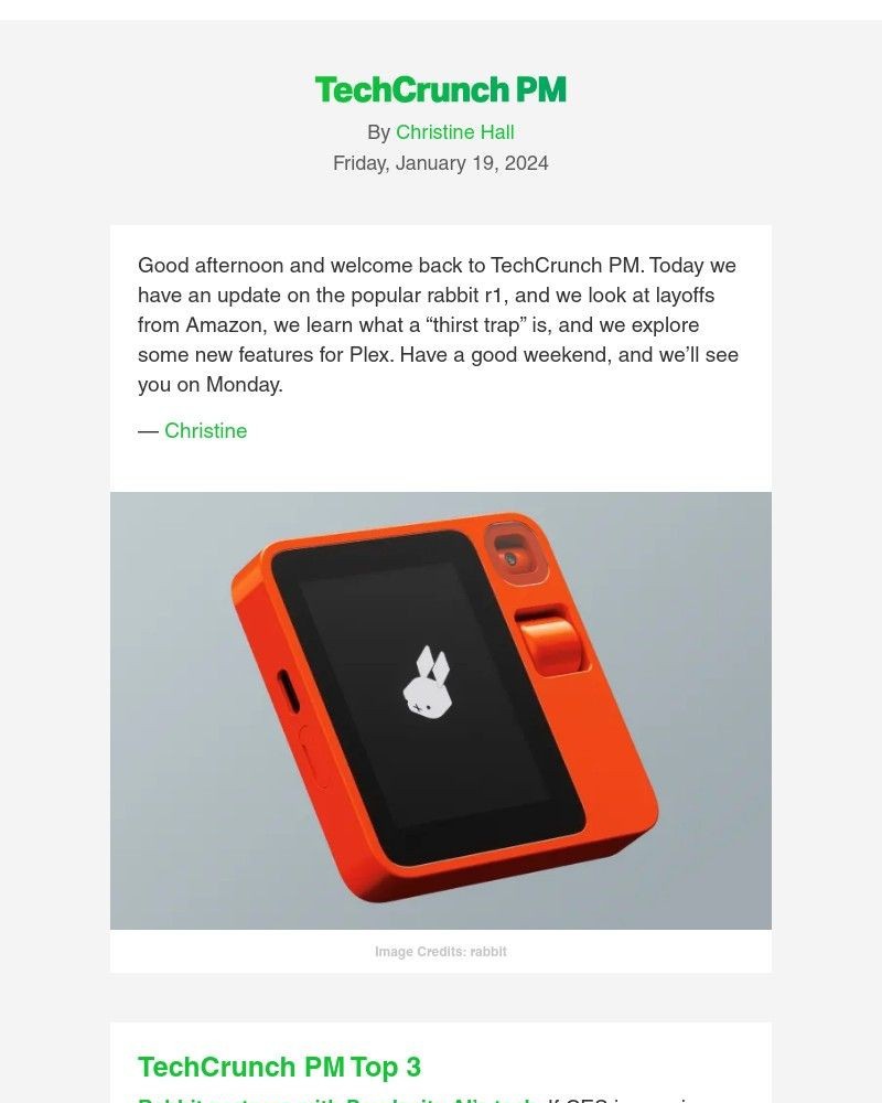 Screenshot of email with subject /media/emails/the-rabbit-r1-is-not-perplexed-by-perplexitys-ai-e5f6f6-cropped-7ed73dfc.jpg