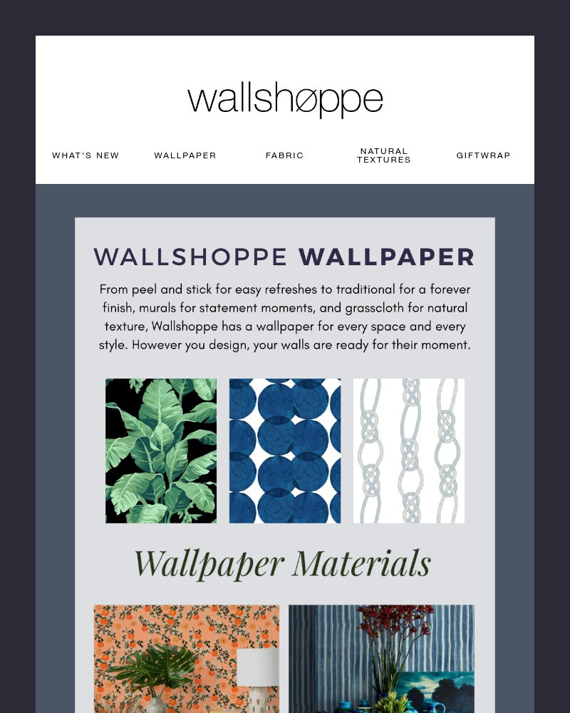 Screenshot of email sent to a Wallshoppe Cart abandoner