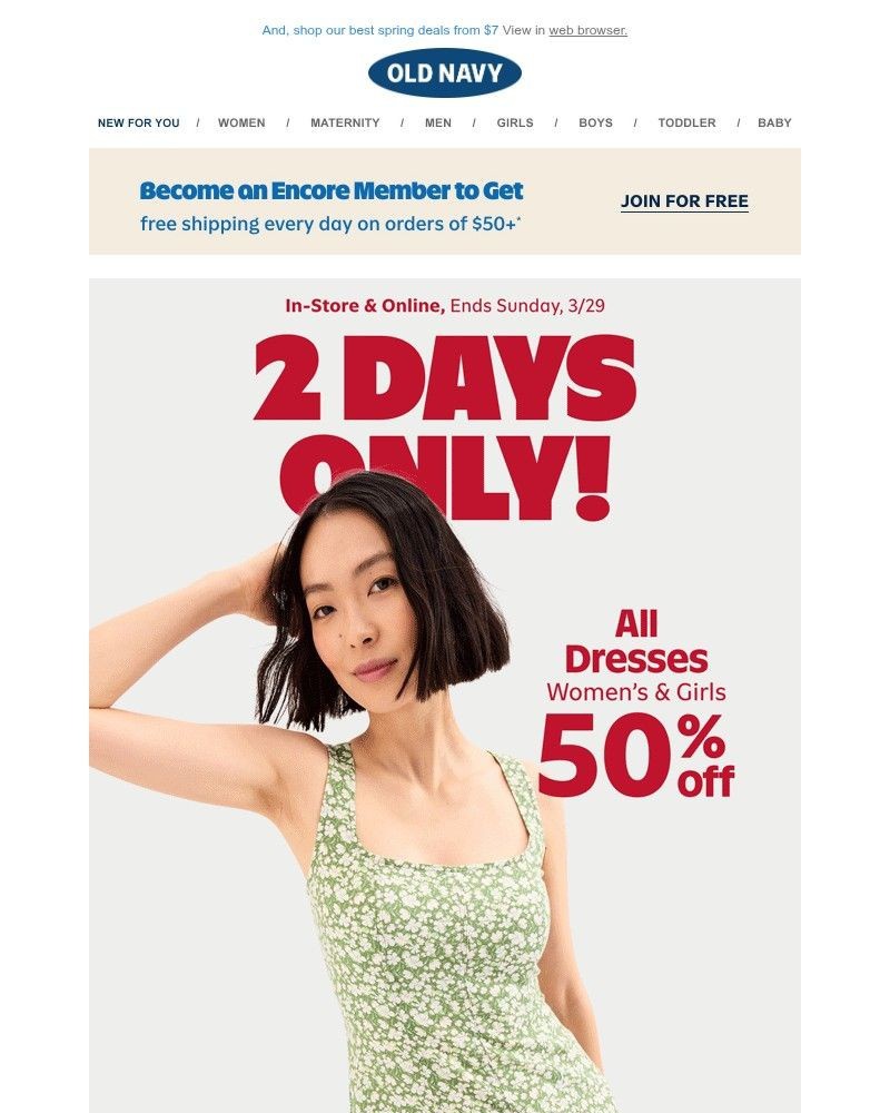 Screenshot of email with subject /media/emails/the-sale-of-our-dreams-50-off-all-dresses-trendy-spring-looks-ded72a-cropped-0cdd4c4c.jpg