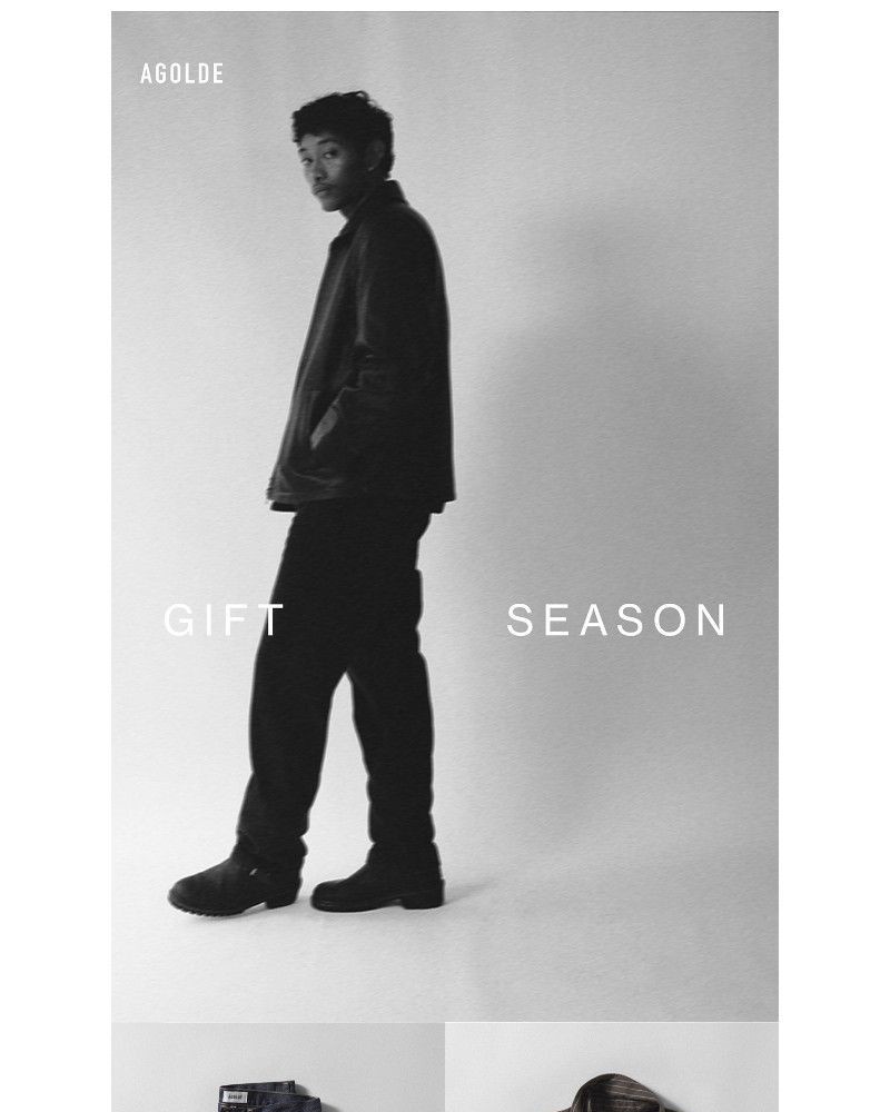 Screenshot of email sent to a Agolde Newsletter subscriber