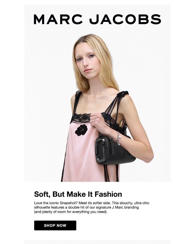 Screenshot of email sent to a Marc Jacobs Newsletter subscriber