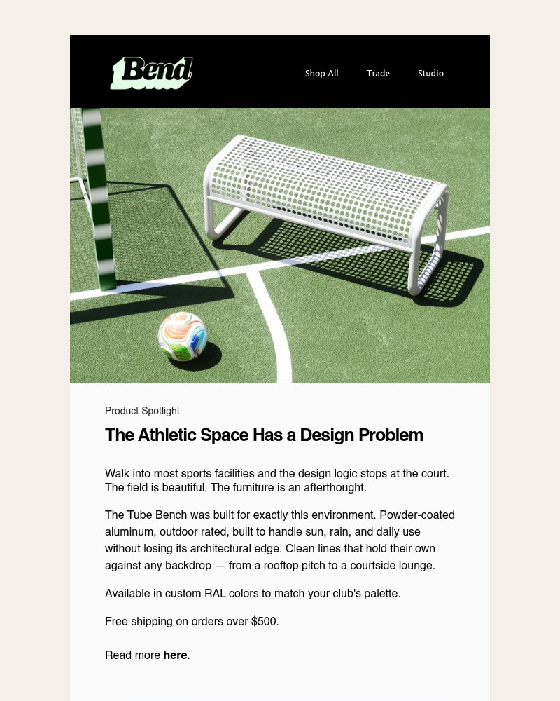Screenshot of email with subject /media/emails/the-soccer-bench-free-shipping-on-orders-over-500-d6f9c3-cropped-a23841b4.jpg