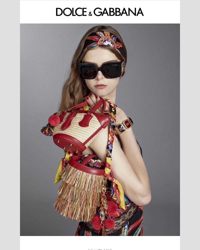 Screenshot of email sent to a Dolce & Gabbana Newsletter subscriber