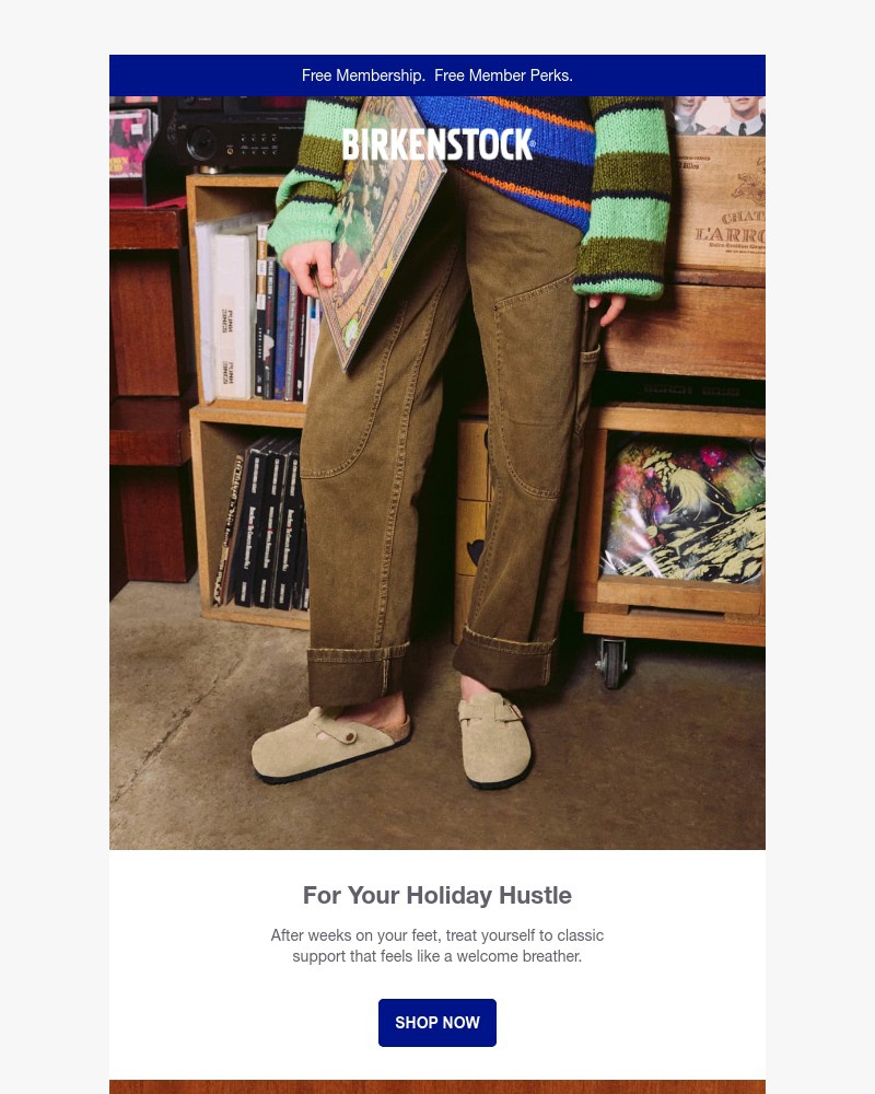 Screenshot of email sent to a Birkenstock Newsletter subscriber