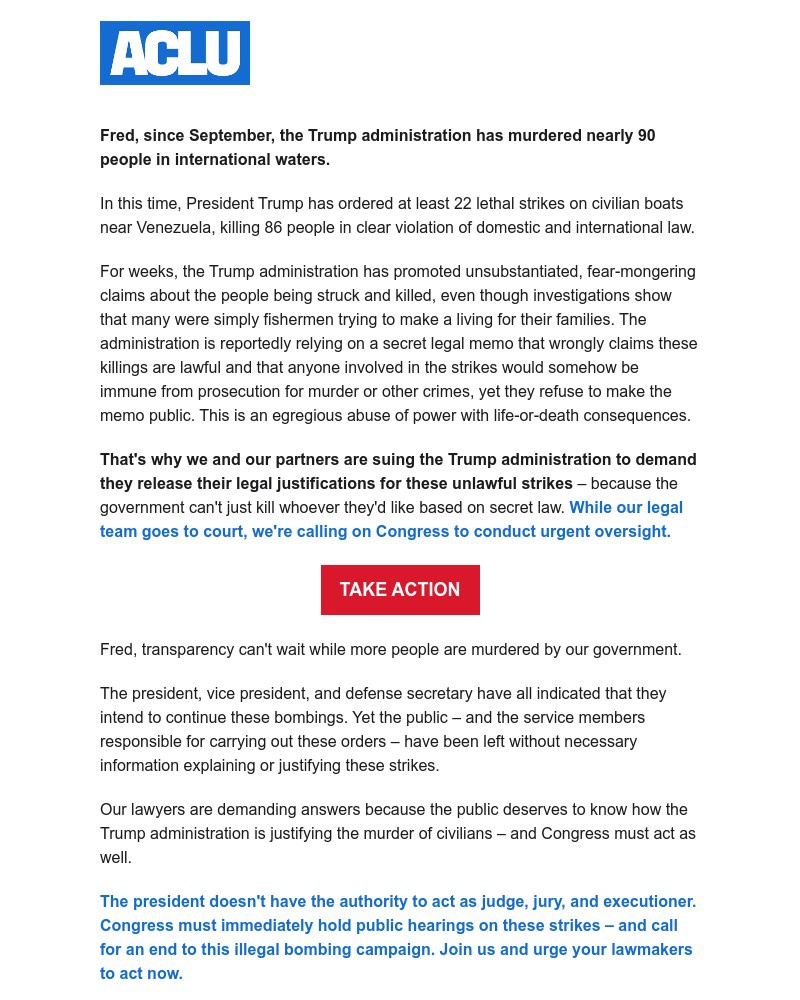 Screenshot of email with subject /media/emails/the-trump-admin-is-illegally-killing-people-at-sea-f53fa3-cropped-70f56b28.jpg