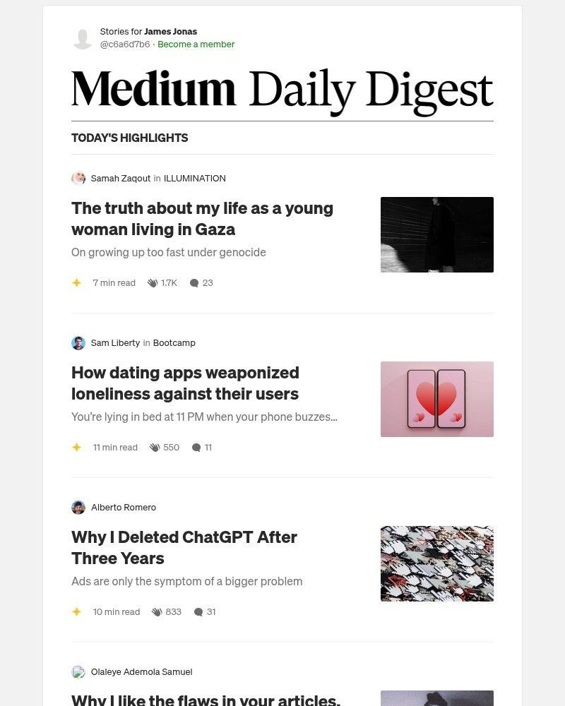 Screenshot of email with subject /media/emails/the-truth-about-my-life-as-a-young-woman-living-in-gaza-samah-zaqout-in-illuminat_J2I6S4o.jpg