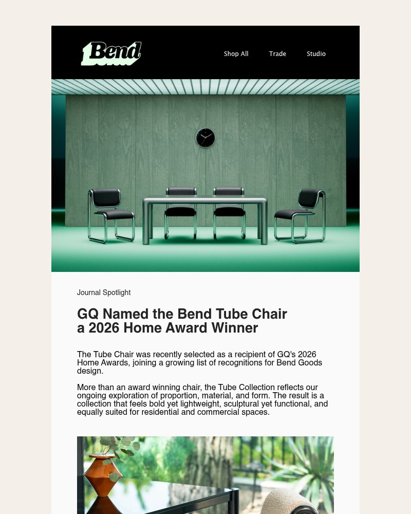 Screenshot of email sent to a Bend Cart abandoner