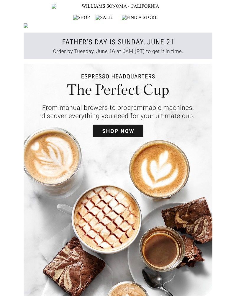 Screenshot of email sent to a Pottery Barn Newsletter subscriber