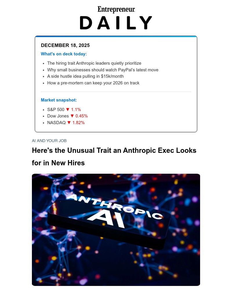 Screenshot of email with subject /media/emails/the-unusual-trait-anthropic-execs-hire-for-789b7b-cropped-d70a5299.jpg