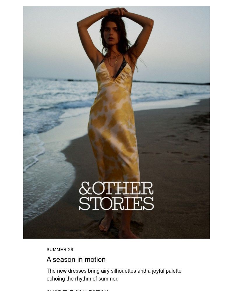Screenshot of email sent to a & Other Stories Newsletter subscriber