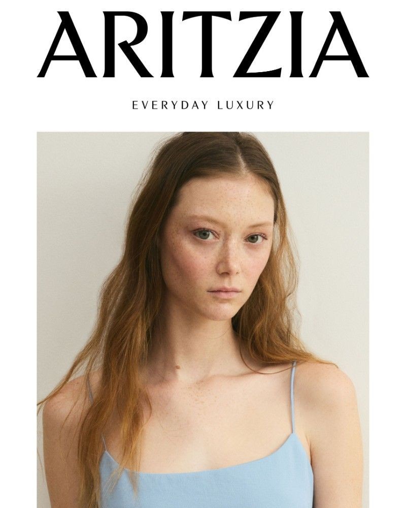Screenshot of email sent to a Aritzia Newsletter subscriber