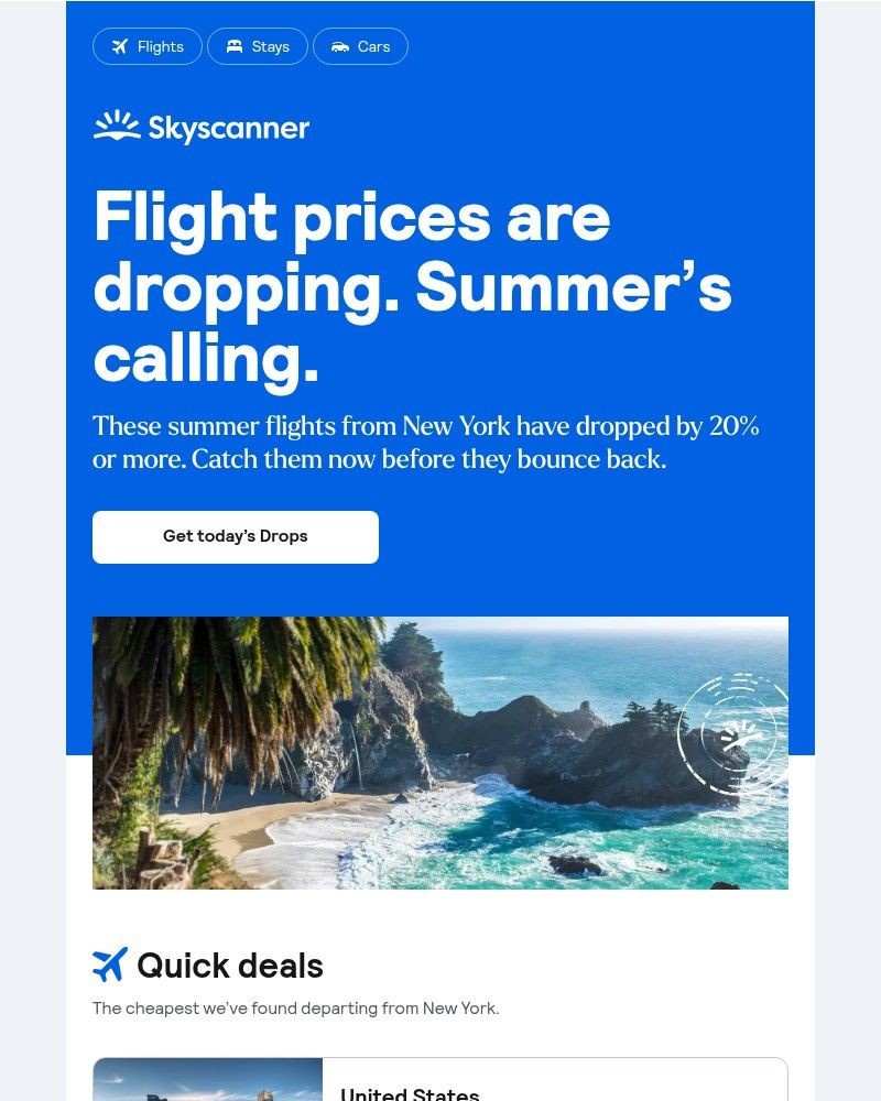 Screenshot of email with subject /media/emails/these-summer-fares-just-dropped-by-20-or-more-a40b17-cropped-0fe6ca1b.jpg