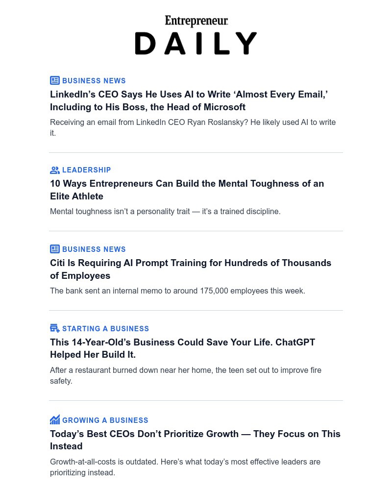 Screenshot of email with subject /media/emails/this-14-year-olds-business-could-save-your-life-eafa24-cropped-b814ed39.jpg