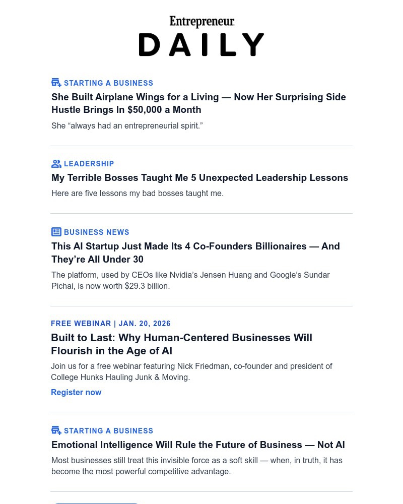 Screenshot of email with subject /media/emails/this-ai-startup-just-created-4-new-billionaires-934c70-cropped-63f9f43a.jpg