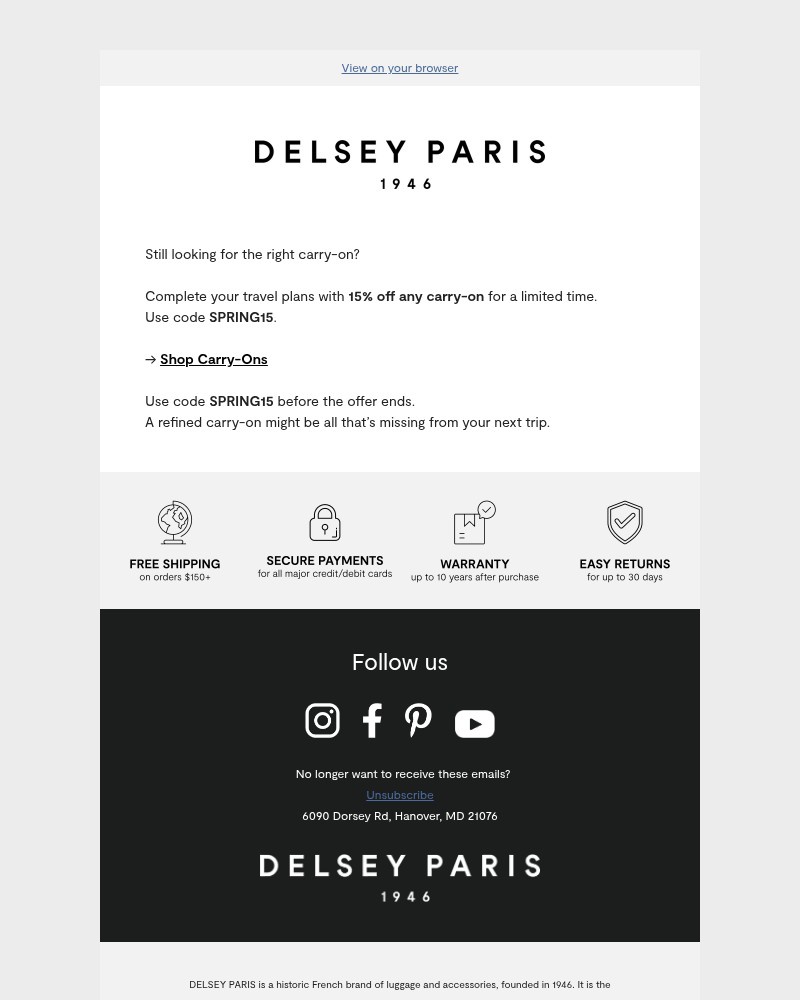 Screenshot of email with subject /media/emails/this-is-your-sign-15-off-your-carry-on-8fa0ec-cropped-16c6f46c.jpg