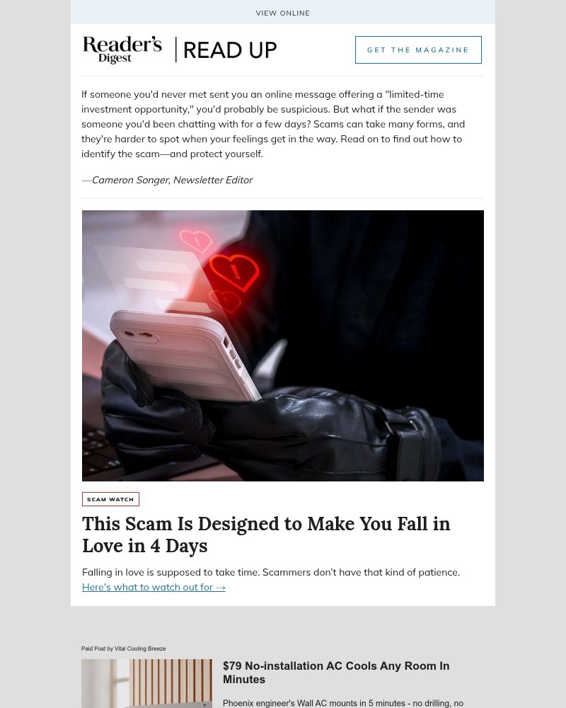 Screenshot of email with subject /media/emails/this-scam-is-designed-to-make-you-fall-in-love-in-4-days-f9b7f3-cropped-8d8c4521.jpg