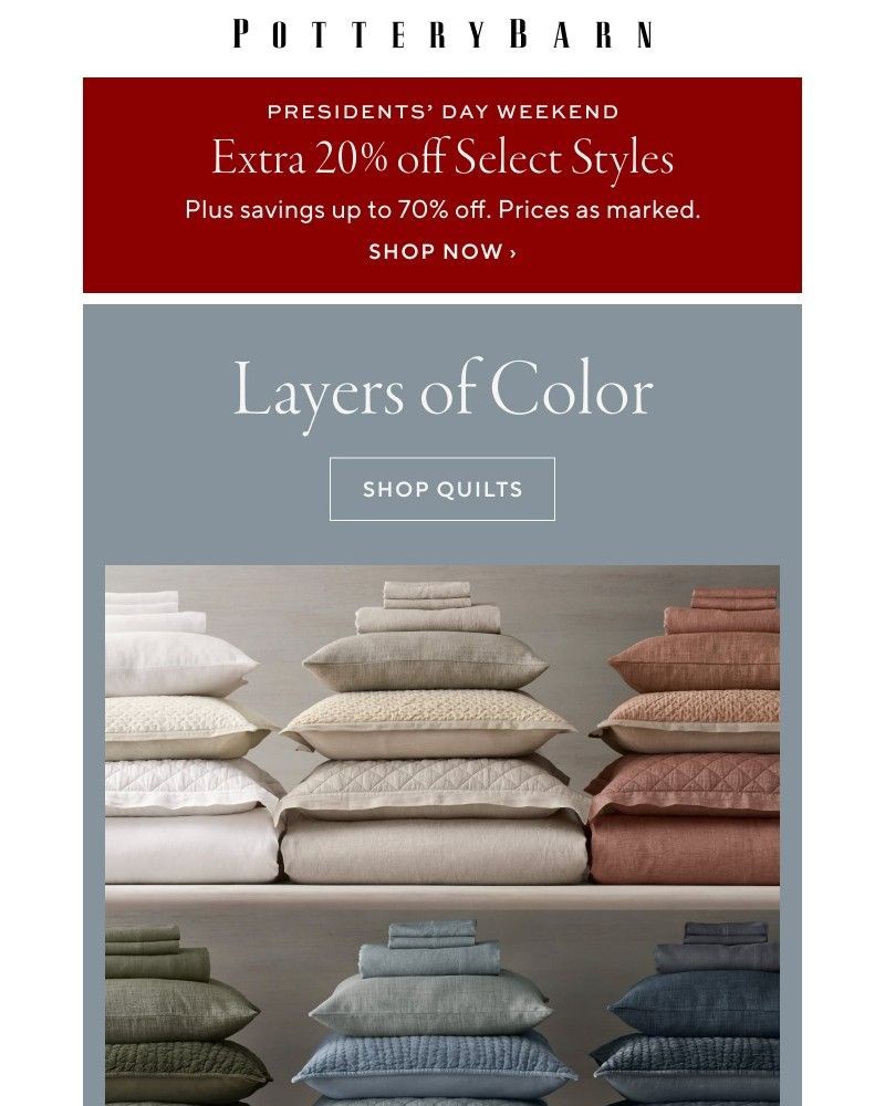 Screenshot of email with subject /media/emails/this-weekend-only-extra-20-off-clearance-which-bedding-hue-speaks-to-you-58c6b1-c_ABj27lW.jpg