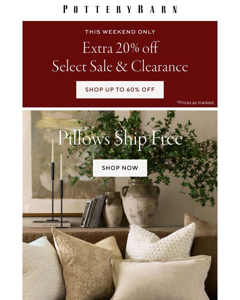 Screenshot of email with subject /media/emails/this-weekend-only-extra-20-off-select-sale-clearance-pillows-ship-free-start-at-3_1pcYvkD.jpg