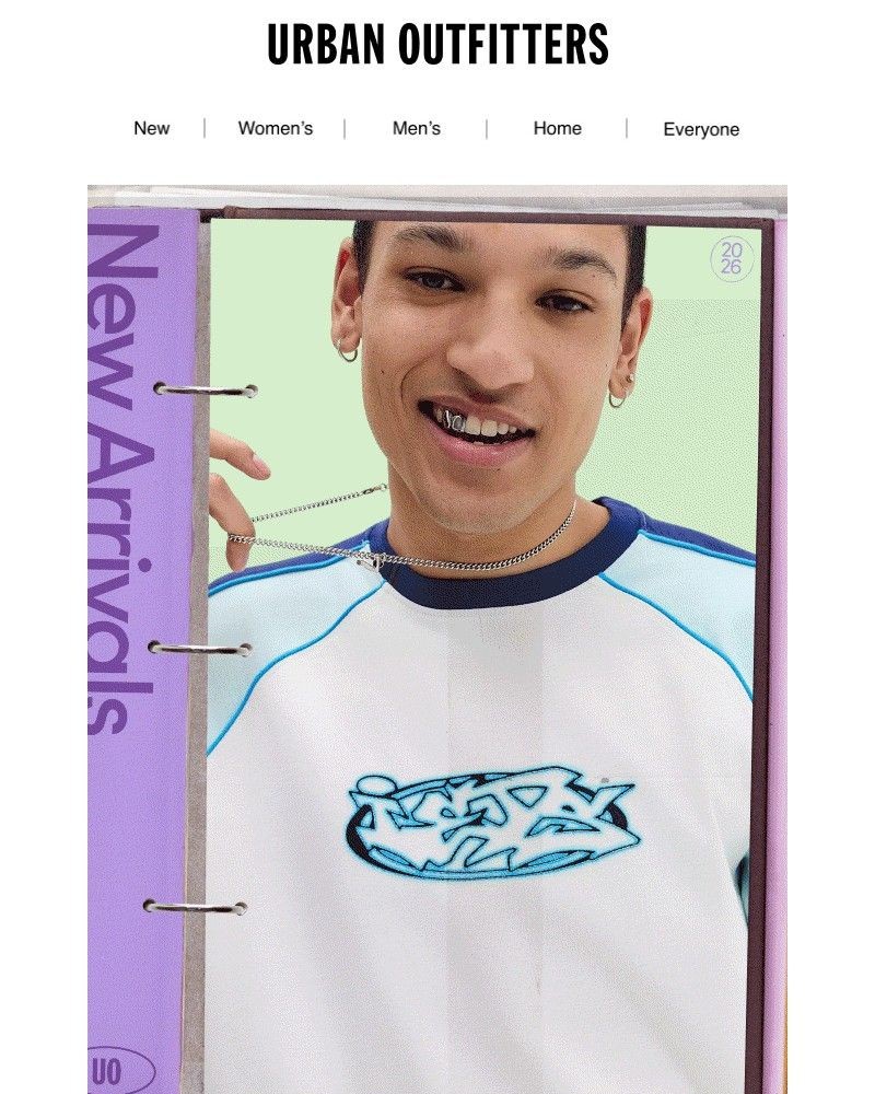Screenshot of email sent to a Urban Outfitters Newsletter subscriber