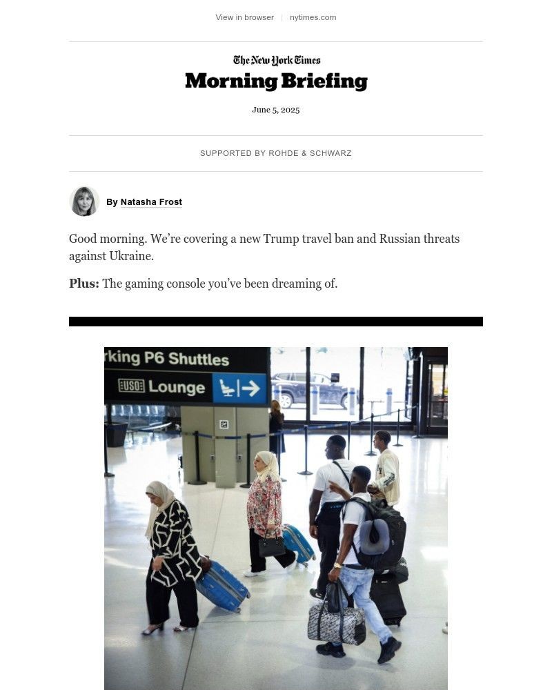 Screenshot of email with subject /media/emails/thursday-briefing-a-new-trump-travel-ban-ba1051-cropped-a4810bc2.jpg