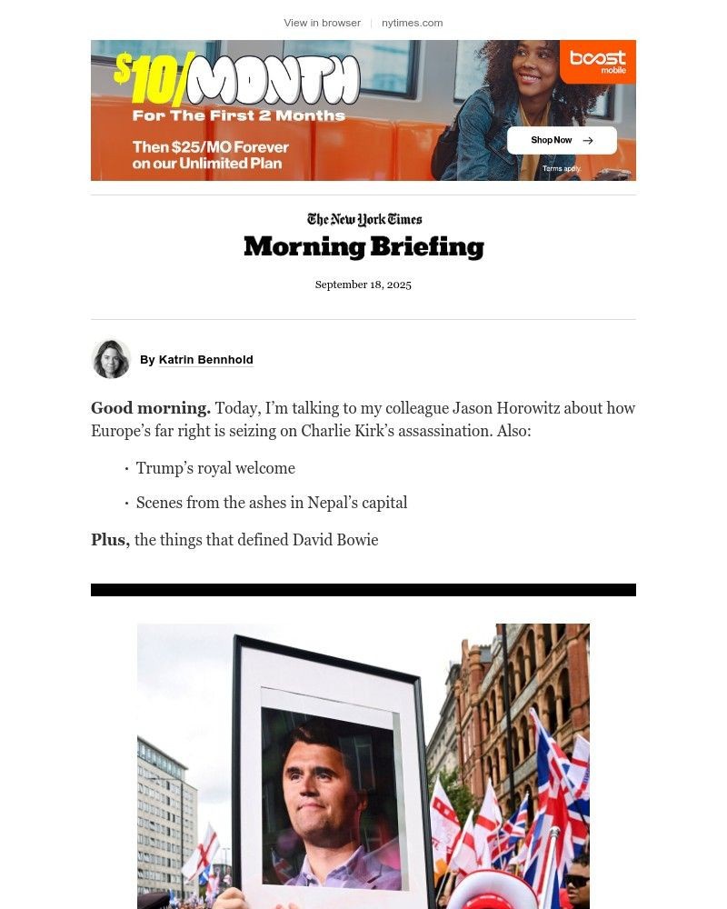 Screenshot of email with subject /media/emails/thursday-briefing-europes-far-right-and-charlie-kirk-cb36e7-cropped-a1b549b8.jpg