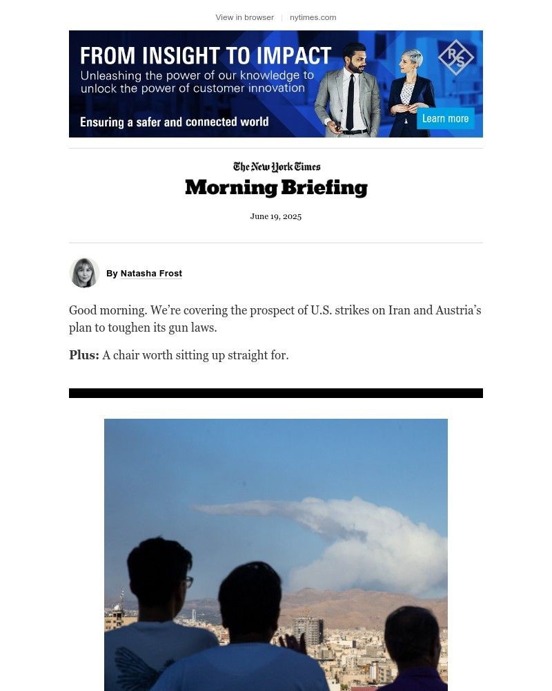 Screenshot of email with subject /media/emails/thursday-briefing-will-the-us-attack-iran-c427e6-cropped-d8624252.jpg