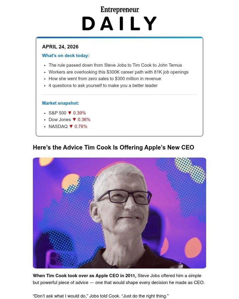 Screenshot of email with subject /media/emails/tim-cook-has-one-piece-of-advice-for-his-successor-8a7ddd-cropped-5c354740.jpg