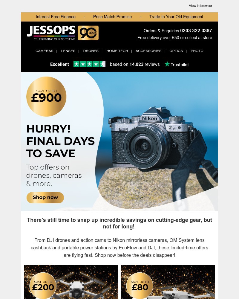 Screenshot of email with subject /media/emails/time-is-running-out-grab-your-drones-cameras-now-3c8ced-cropped-0efda949.jpg