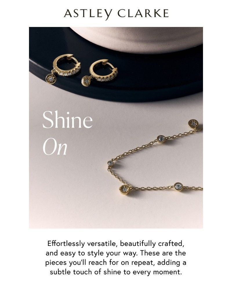 Screenshot of email sent to a Astley Clarke Newsletter subscriber