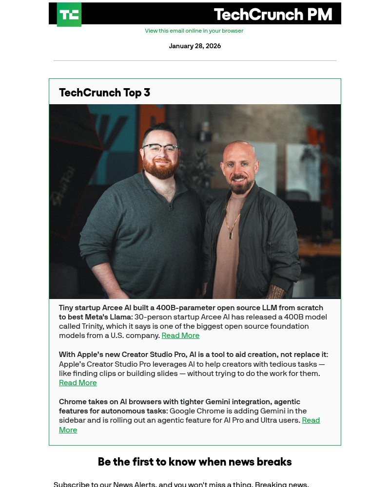 Screenshot of email with subject /media/emails/tiny-startup-arcee-ai-built-a-400b-parameter-open-source-llm-from-scratch-to-best_1DKv2Aw.jpg