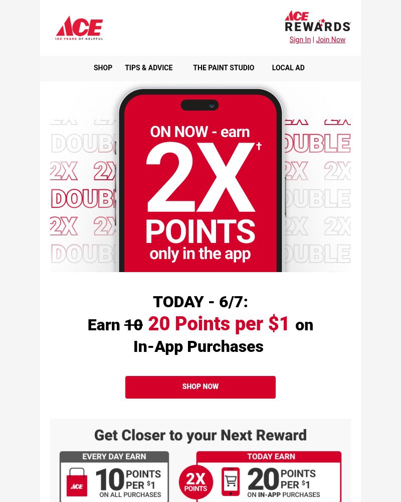 Screenshot of email with subject /media/emails/today-double-your-points-only-in-the-app-76e95c-cropped-74b93dd6.jpg