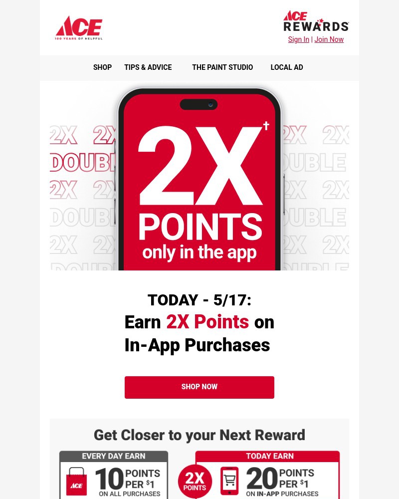 Screenshot of email with subject /media/emails/today-earn-2x-more-in-the-app-1094bd-cropped-2739ad4b.jpg