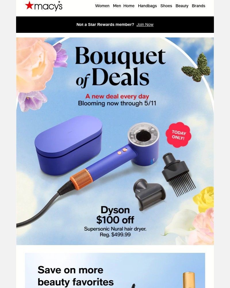Screenshot of email with subject /media/emails/today-only-100-off-dyson-15-off-beauty-4e3713-cropped-5de55332.jpg