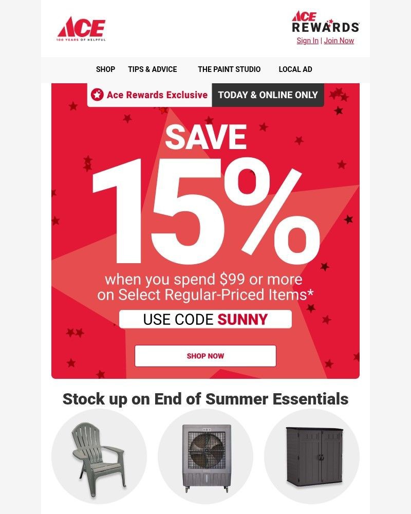 Screenshot of email with subject /media/emails/today-only-15-off-online-a43cb0-cropped-bb25dc55.jpg