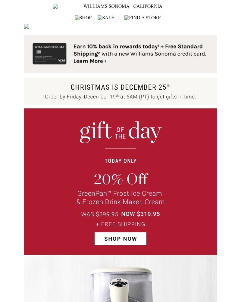 Screenshot of email with subject /media/emails/today-only-20-off-greenpantm-frost-ice-cream-frozen-drink-maker-top-gifts-that-sh_74225j3.jpg