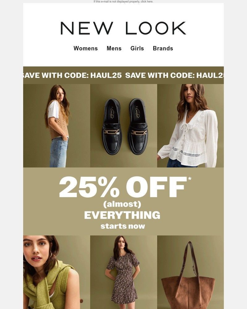 Screenshot of email with subject /media/emails/today-only-25-off-almost-all-new-styles-2bea67-cropped-86edd2e9.jpg