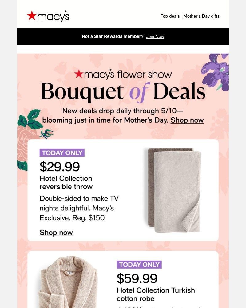 Screenshot of email with subject /media/emails/today-only-2999-hotel-collection-reversible-throw-5999-turkish-cotton-robe-28faa2_eXiXOmF.jpg