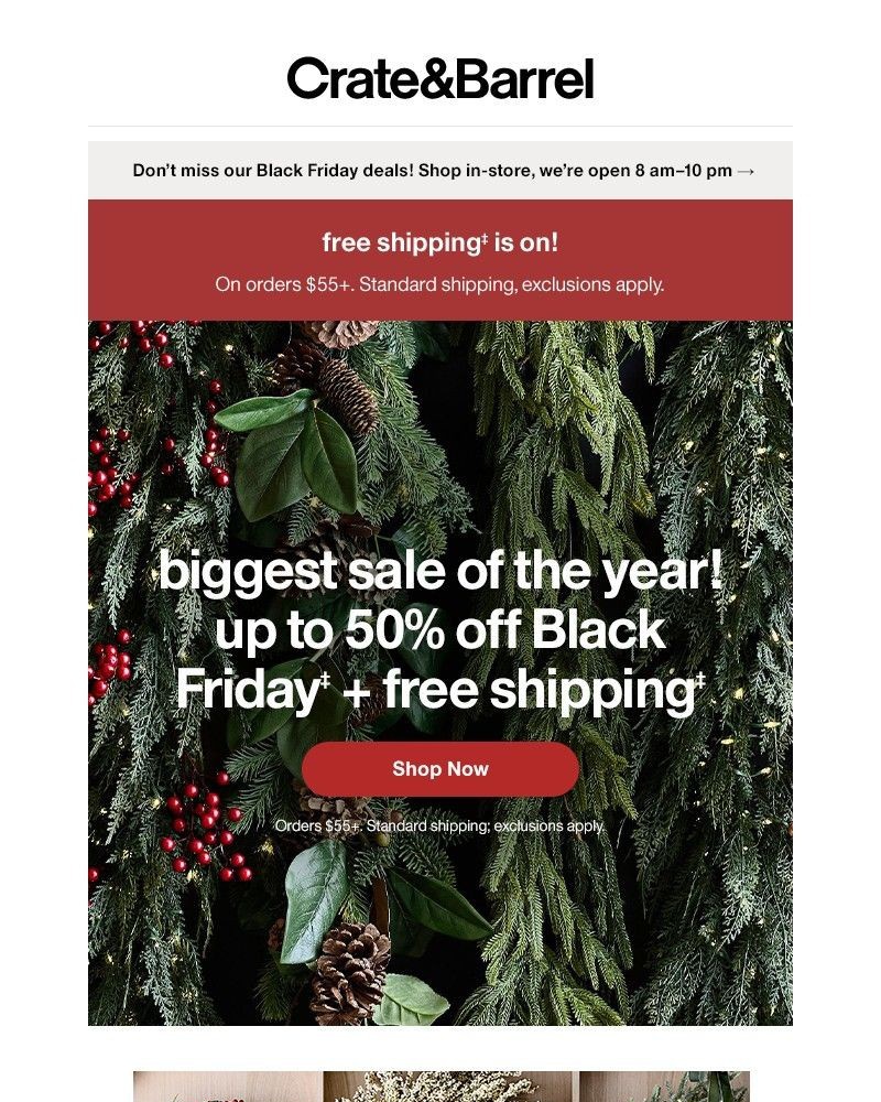 Screenshot of email with subject /media/emails/today-only-40-off-all-wreaths-garlands-979ffa-cropped-6d277551.jpg