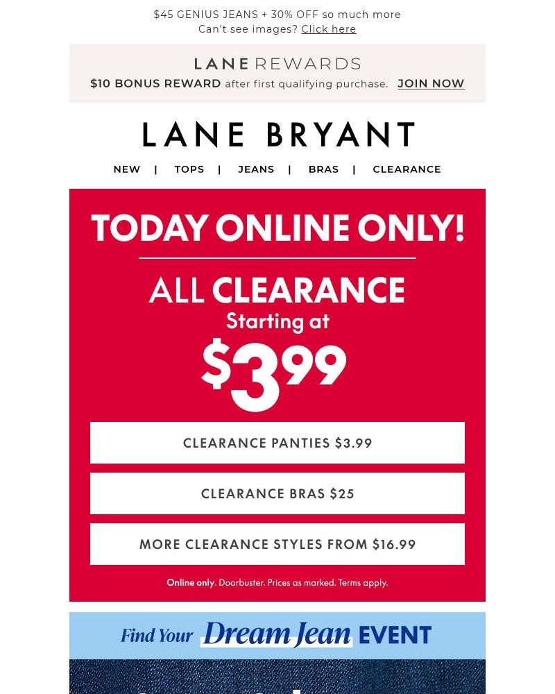 Screenshot of email with subject /media/emails/today-only-all-clearance-from-399-online-only-446c78-cropped-ef86e193.jpg