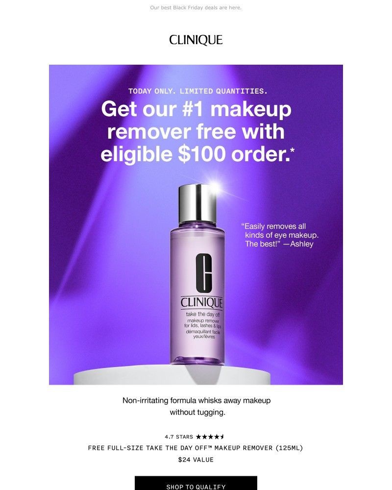 Screenshot of email with subject /media/emails/today-only-get-our-1-makeup-remover-on-us-plus-30-off-sitewide-56835a-cropped-abc9307e.jpg