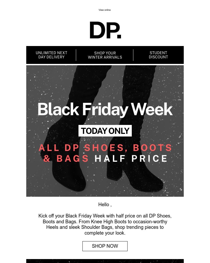 Screenshot of email with subject /media/emails/today-only-half-price-on-shoes-boots-bags-41dfde-cropped-9e219235.jpg