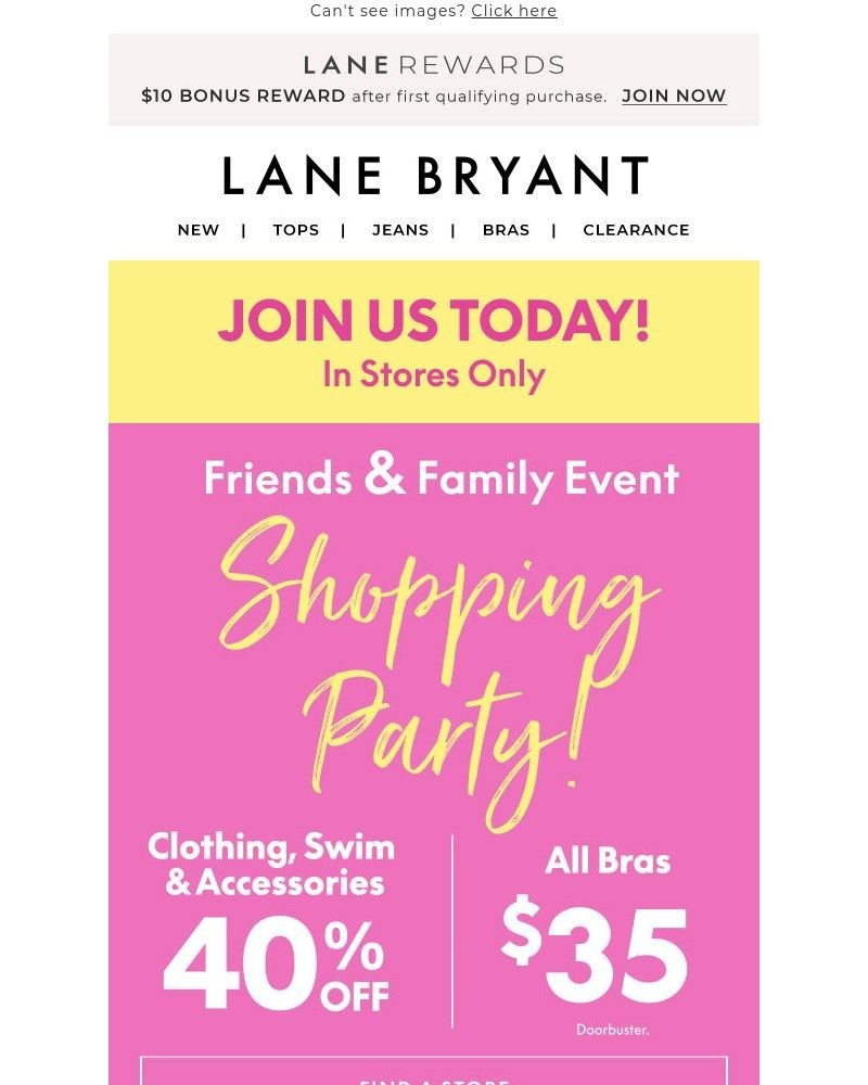 Screenshot of email with subject /media/emails/today-only-shopping-party-in-stores-now-a78d21-cropped-805a6bbc.jpg