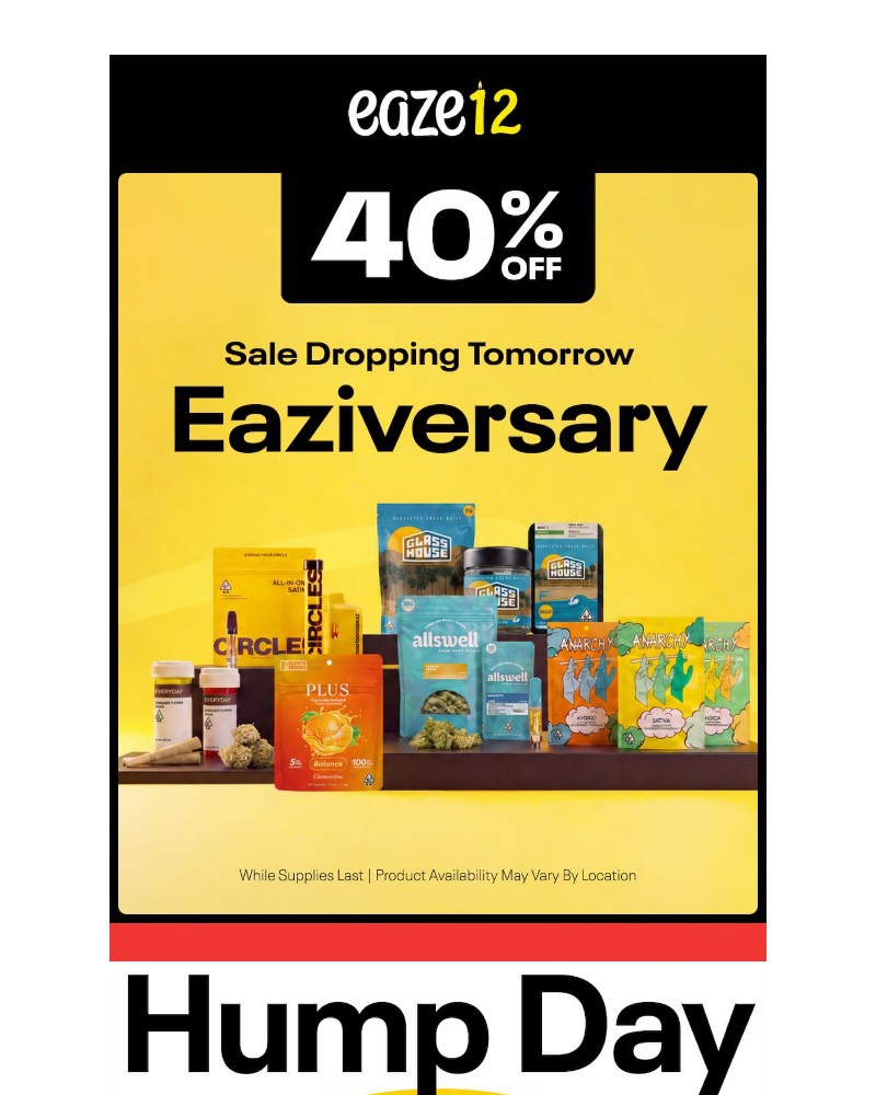 Screenshot of email with subject /media/emails/tomorrow-our-biggest-eazeiversary-yet-5bf37e-cropped-d6630a16.jpg