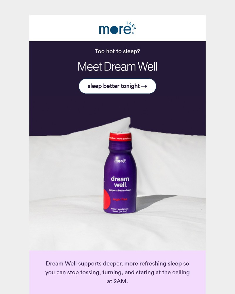 Screenshot of email sent to a Morning Recovery Newsletter subscriber