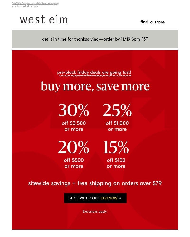 Screenshot of email with subject /media/emails/toooo-good-to-miss-youre-due-for-pre-black-friday-steals-13dc5f-cropped-49dac4e5.jpg